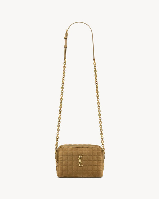 Luxury Saint Laurent Trending 2025 Women's Lou Camera Bag in Goldenleaf | 7648091U807