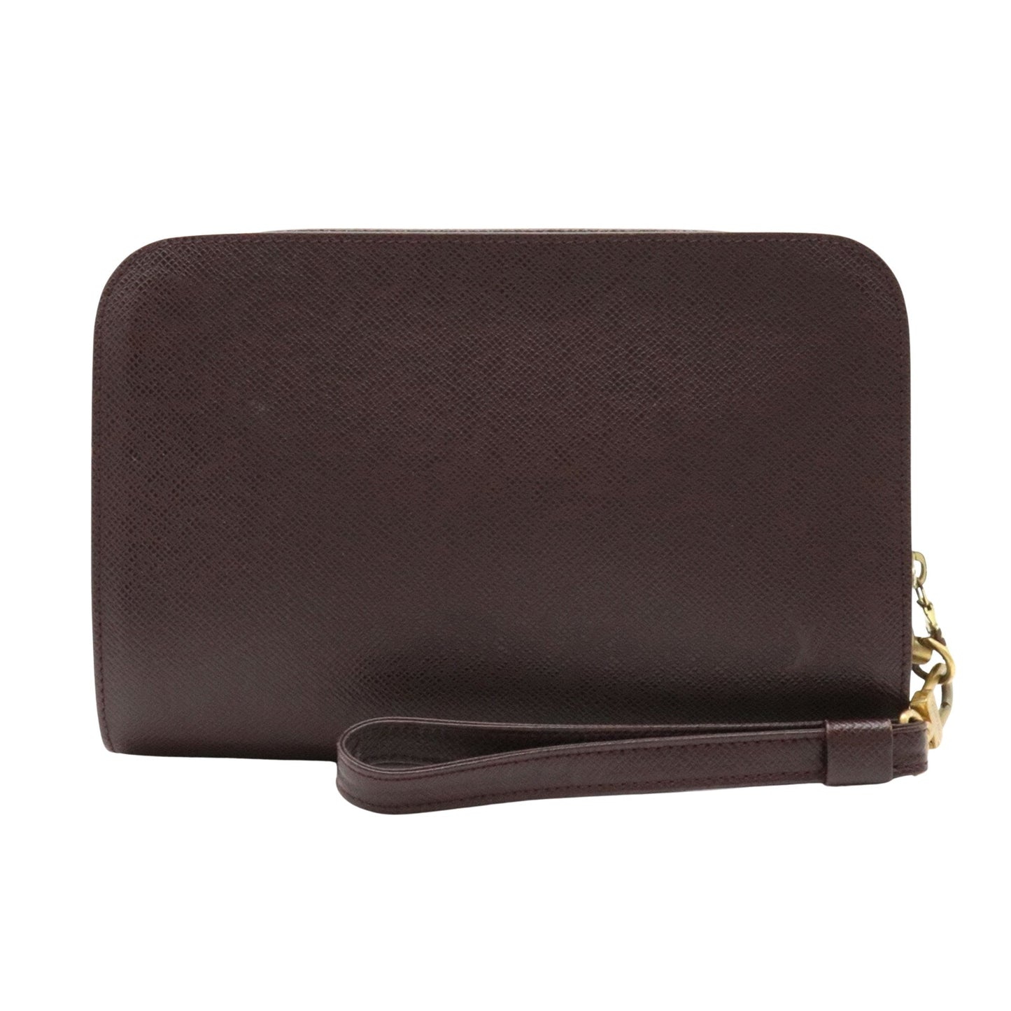 Louis Vuitton Bordeaux Leather Baikal clutch bag