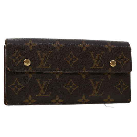 LOUIS VUITTON Monogram Portefeuille Acordion Long Wallet M58008 LV 48412