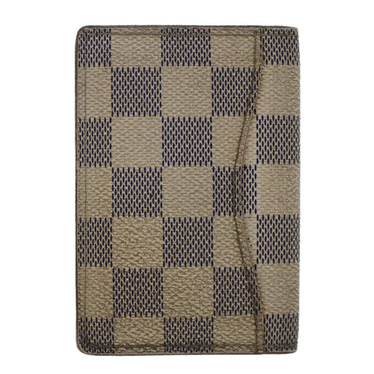 LOUIS VUITTON Damier Azur Organizer Dupoch Card Case N61727 LV  48414