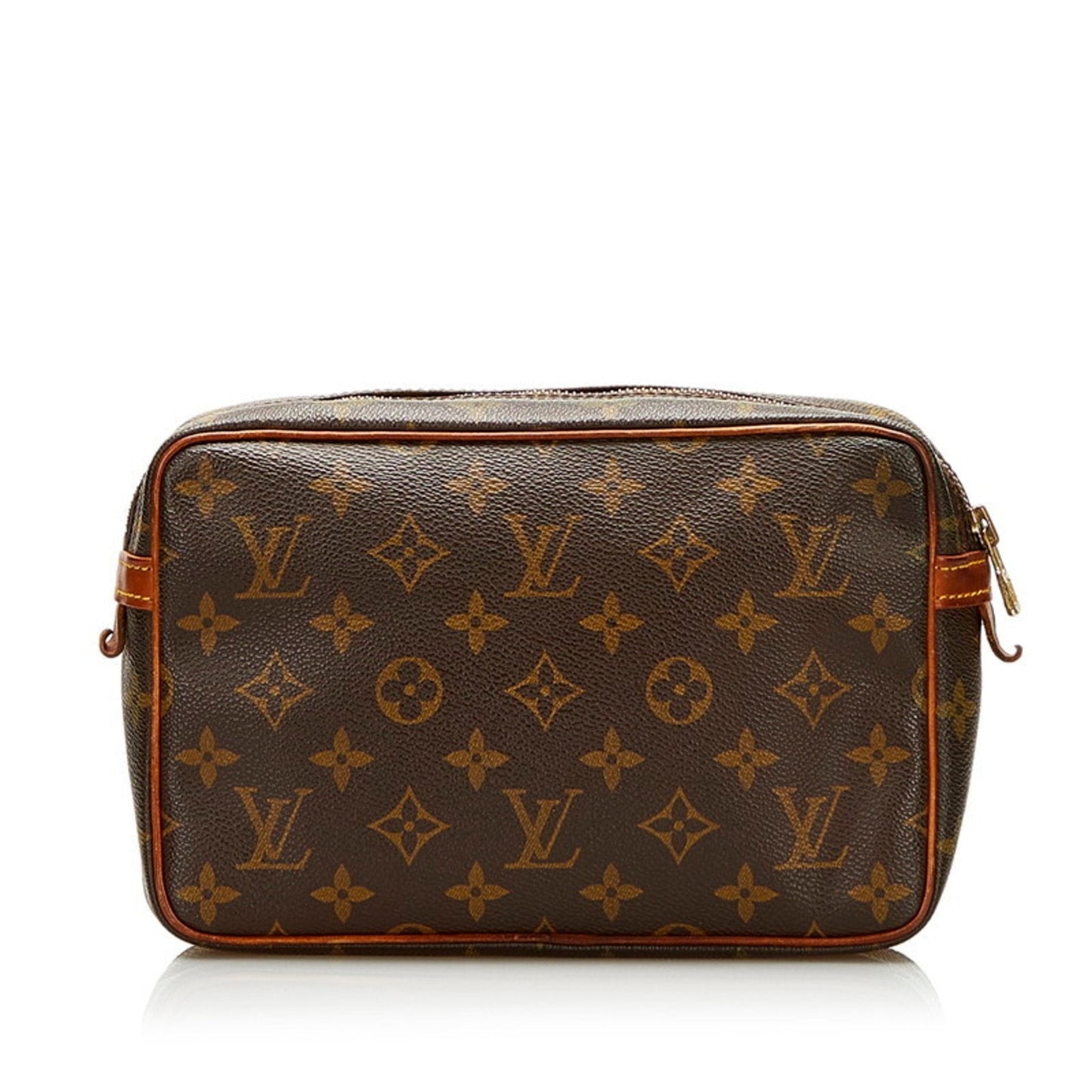 Louis Vuitton Brown Canvas Compiegne 23 clutch bag