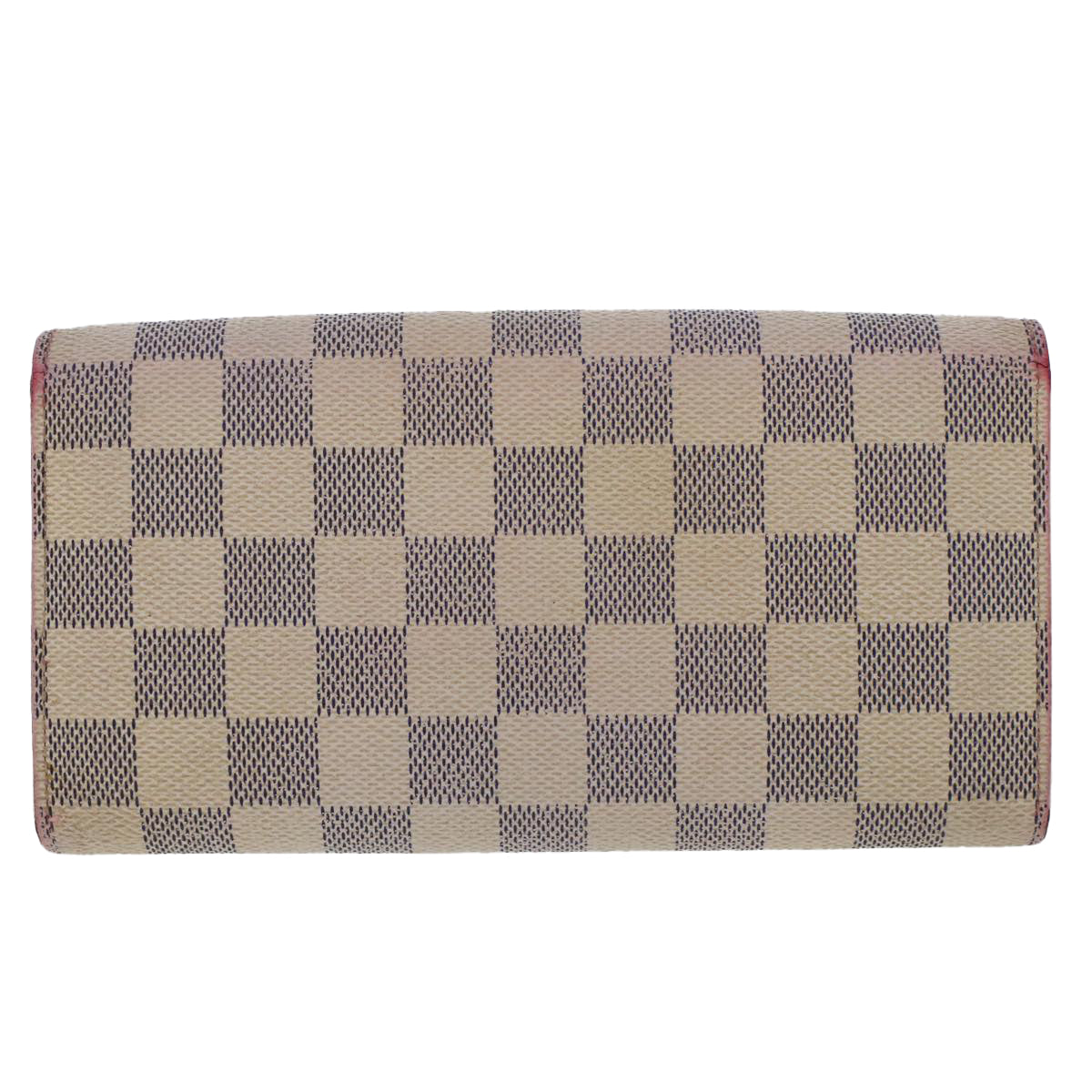 LOUIS VUITTON Damier Azur Portefeuille Sarah Long Wallet N63208 LV  48479