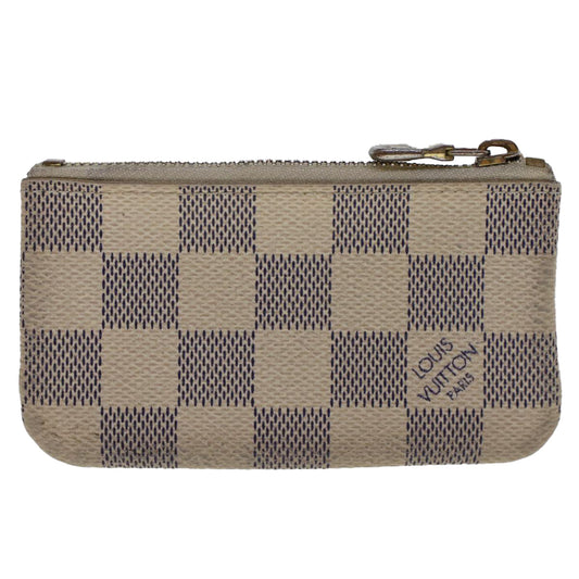 LOUIS VUITTON Damier Azur Pochette Cles Coin Purse N62659 LV  48480