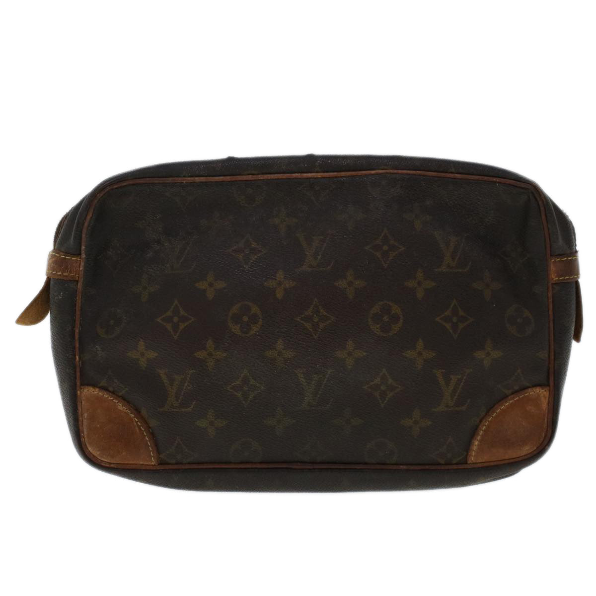LOUIS VUITTON Monogram Compiegne 28 Clutch Bag M51845 LV  48512