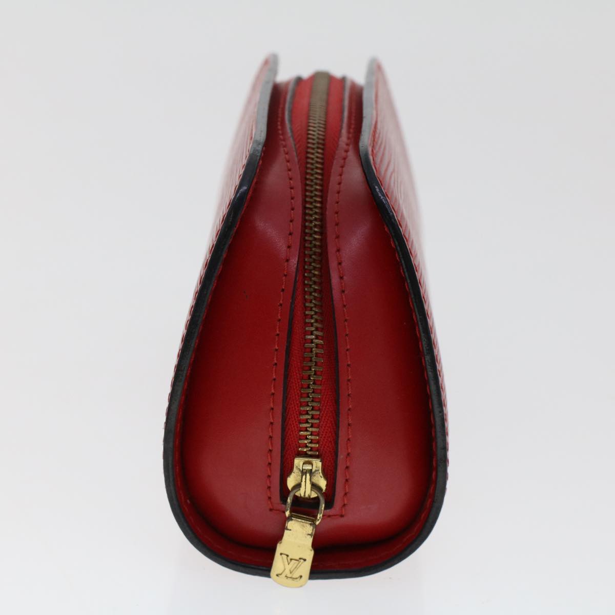 LOUIS VUITTON Epi Dauphine PM Pouch Red M48447 LV 48529