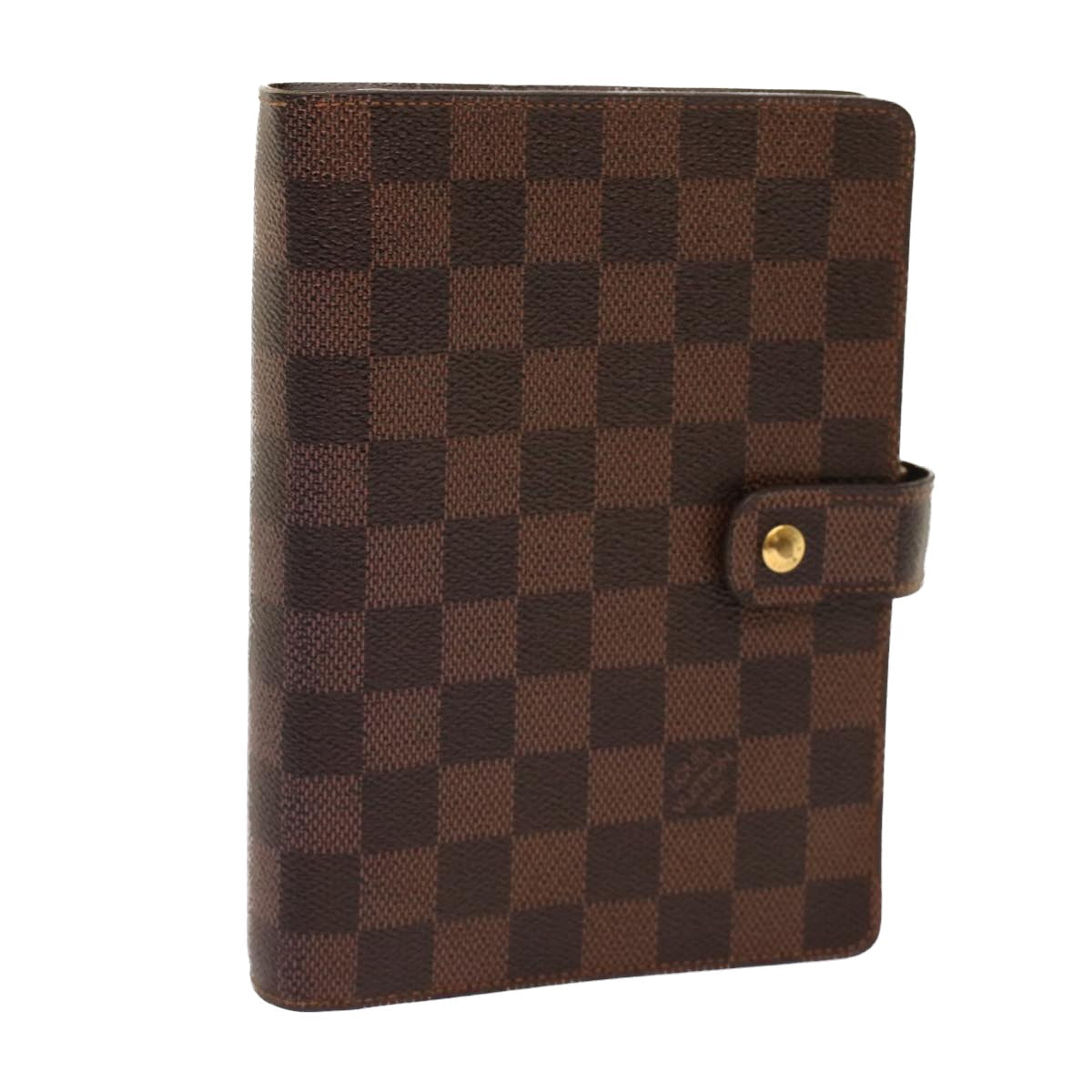 LOUIS VUITTON Damier Ebene Agenda MM Day Planner Cover R20240 LV  48543