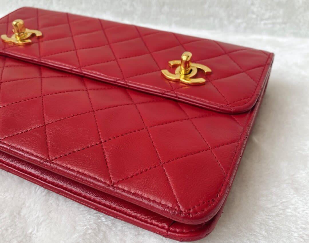 Chanel  Timeless Classic CC Double Turn Lock Bag
