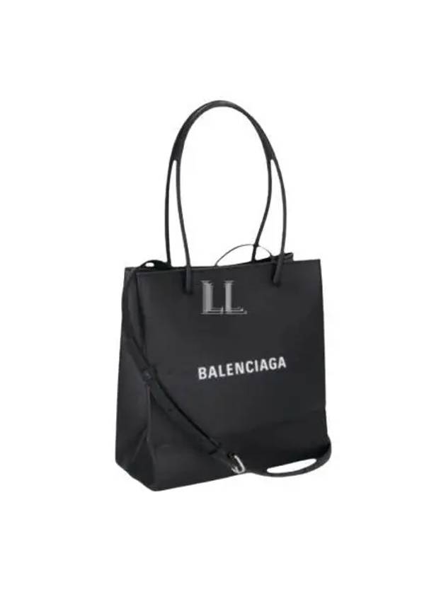 Luxury Balenciaga Trending 2026 Shopping XXS North-South Tote Bag Black