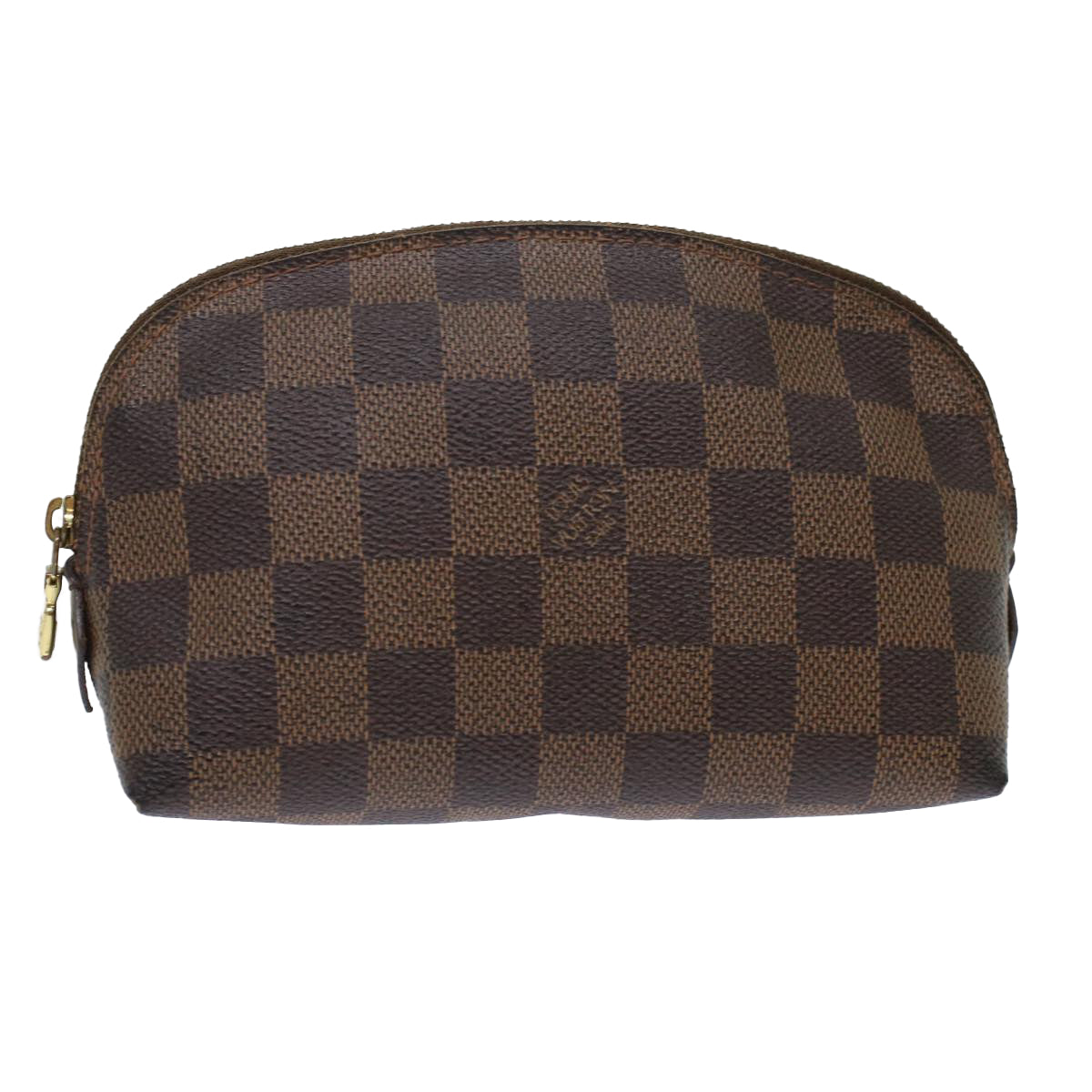 LOUIS VUITTON Damier Ebene Pochette Cosmetic PM Pouch N47516 LV  48839