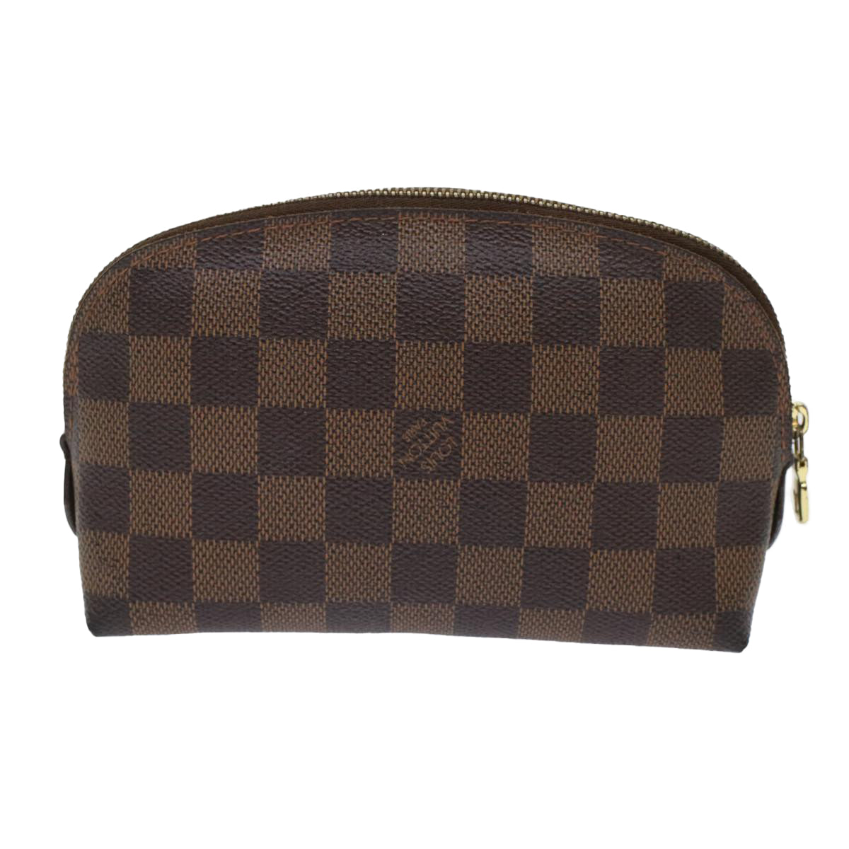 LOUIS VUITTON Damier Ebene Pochette Cosmetic PM Pouch N47516 LV  48839