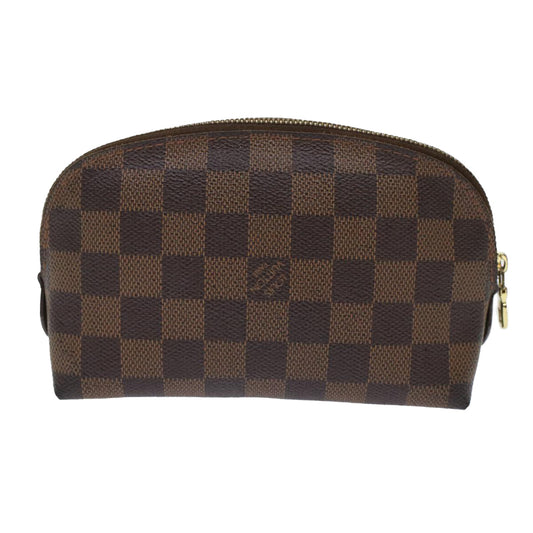 LOUIS VUITTON Damier Ebene Pochette Cosmetic PM Pouch N47516 LV  48839