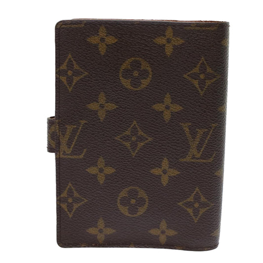 LOUIS VUITTON Monogram Agenda PM Day Planner Cover R20005 LV  48874