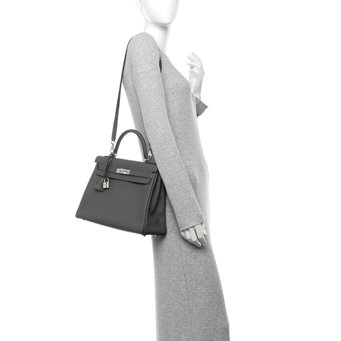 Hermes Togo Kelly Retourne 32 Etain