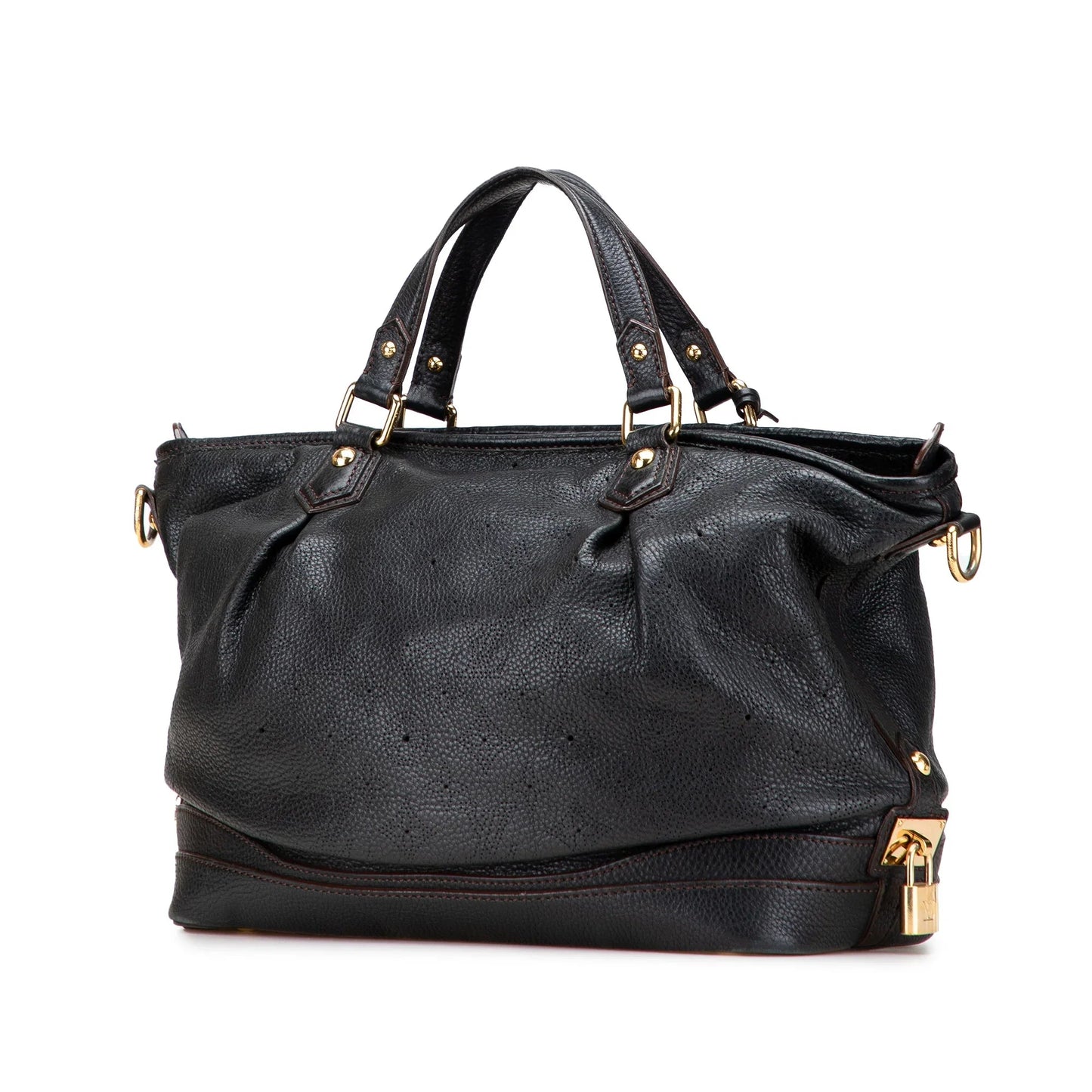 Black Louis Vuitton Monogram Mahina Stellar PM Satchel