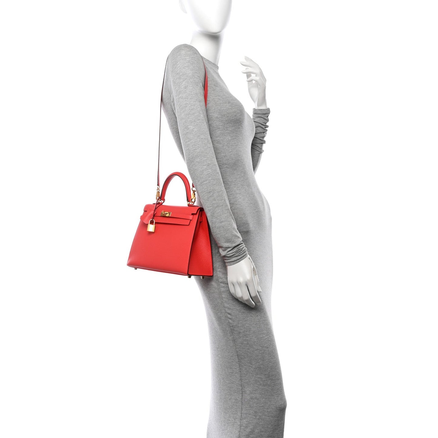 Hermes Epsom Kelly Sellier 25 Rose Jaipur