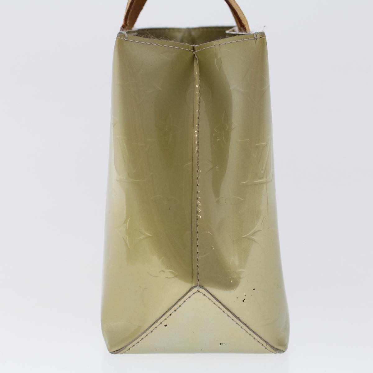 LOUIS VUITTON Monogram Vernis Reade PM Hand Bag Gris M91145 LV 49000