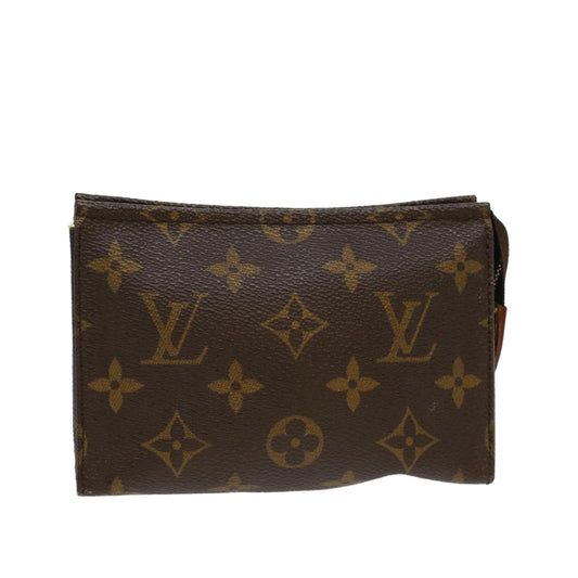 LOUIS VUITTON Monogram Poche Toilette 15 Pouch M47546 LV 49153
