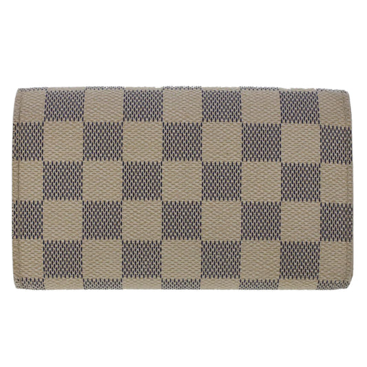 LOUIS VUITTON Damier Azur Portefeuille Tresol Wallet N61744 LV  49193