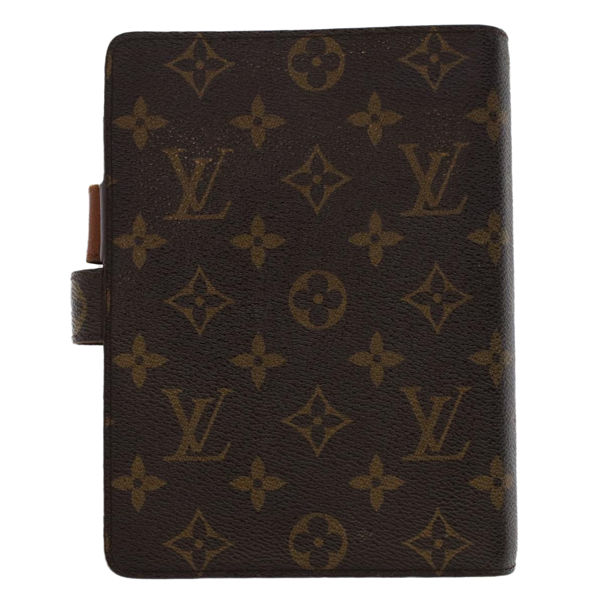 LOUIS VUITTON Monogram Agenda MM Day Planner Cover R20105 LV Auth 49871