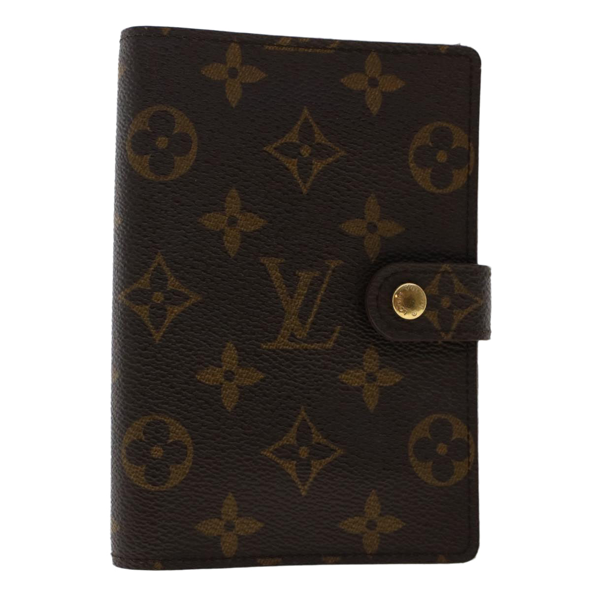 LOUIS VUITTON Monogram Agenda PM Day Planner Cover R20005 LV Auth 49884