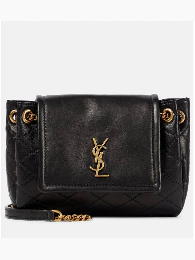 Luxury Saint Laurent Trending 2025 Nolita Lambskin Mini Bag Black