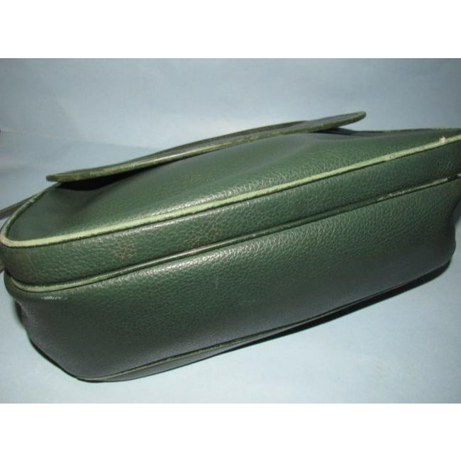 Gucci Vintage Purses Green Leather Bag