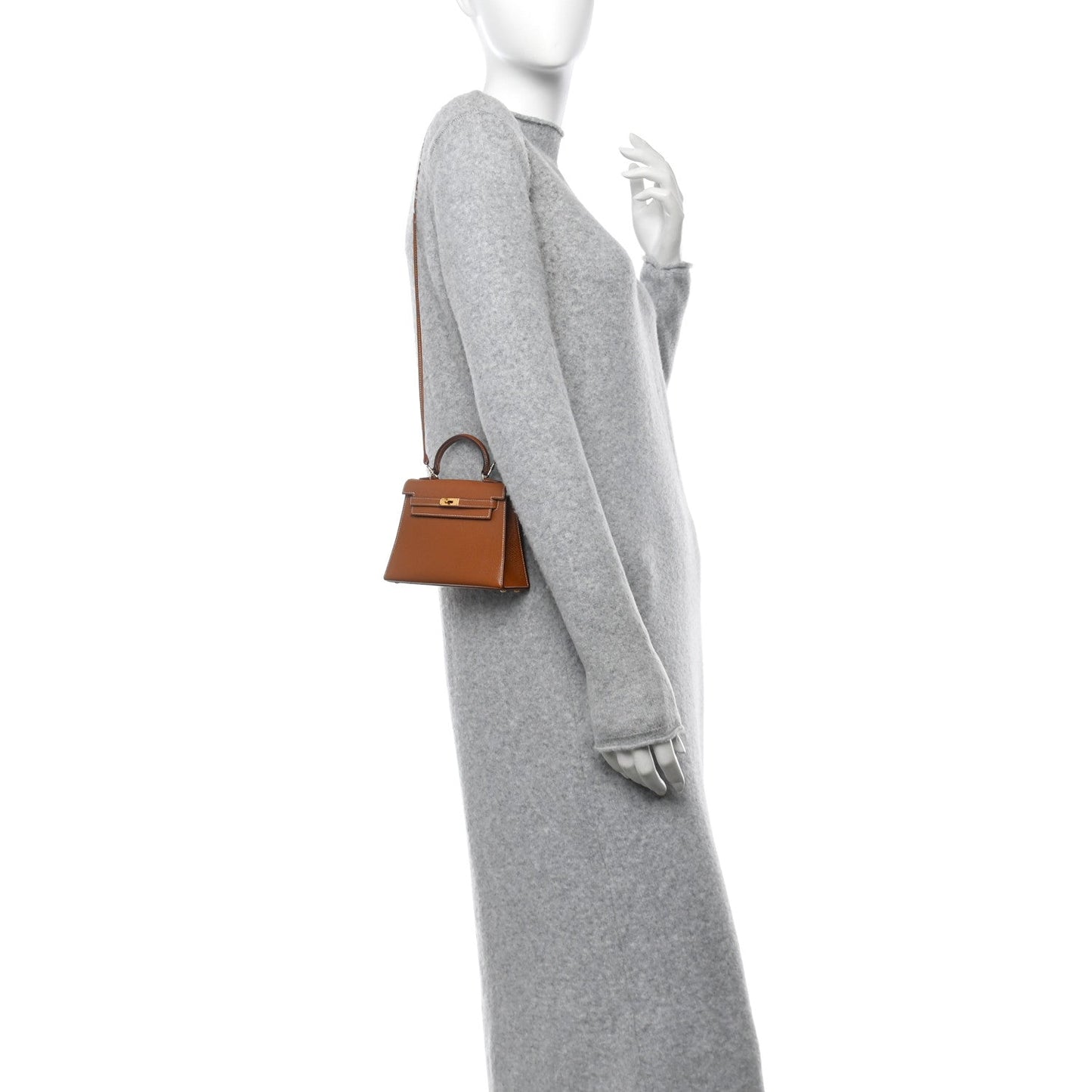 Hermes Courchevel Micro Kelly Sellier 15 Gold