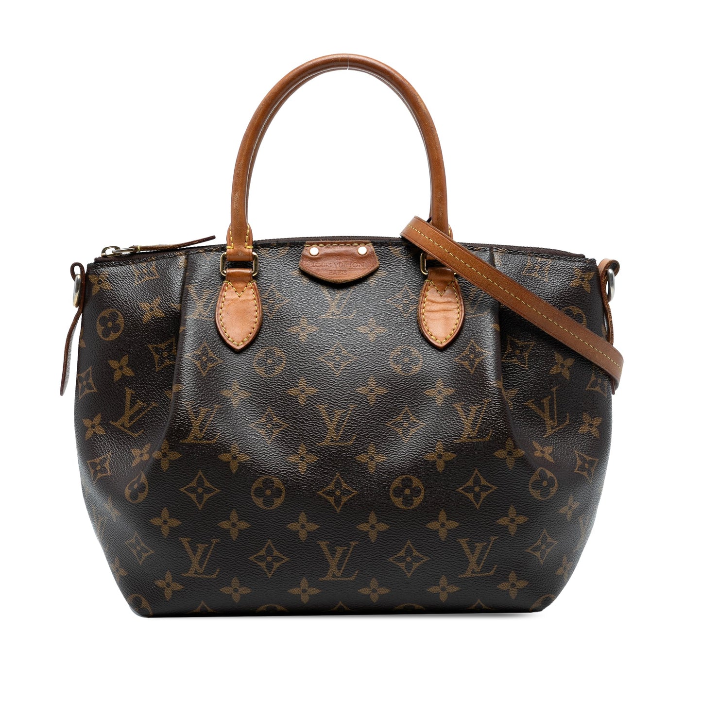 Brown Louis Vuitton Monogram Turenne PM Satchel