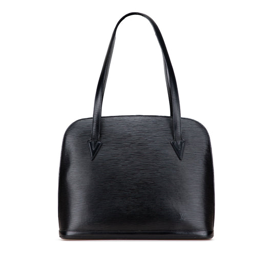 Black Louis Vuitton Epi Lussac Shoulder Bag