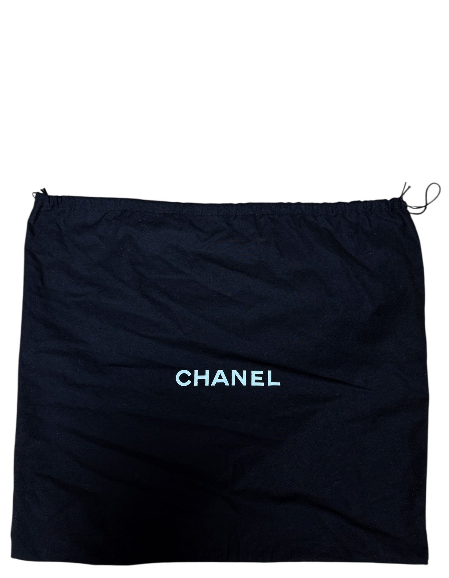 Chanel Black Caviar Leather Double Flap Jumbo Bag
