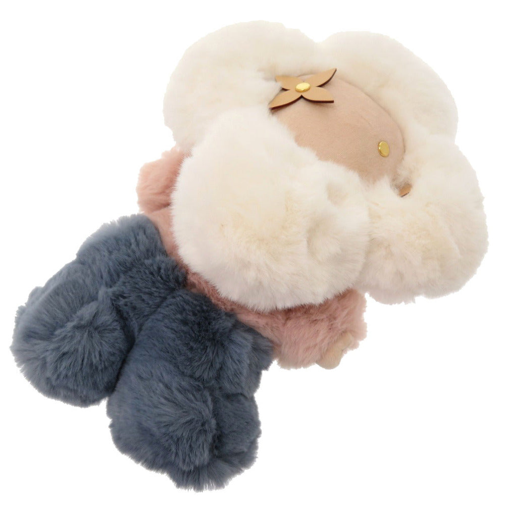 LOUIS VUITTON Plush Doll GI0445 leather white Monogram Flower Dudu Vivienne Women(Unisex)