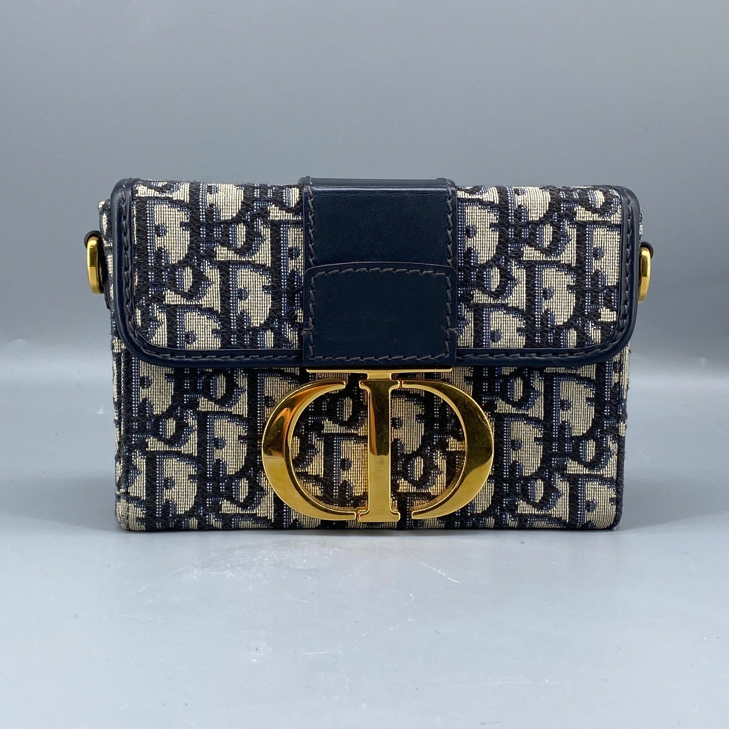 Christian Dior Montaigne Box Oblique Jacquard Crossbody Bag