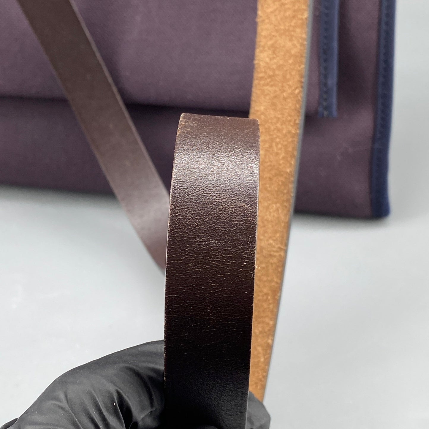 Hermes Herbag 31 Deep Grape Canvas Leather Shoulder Bag