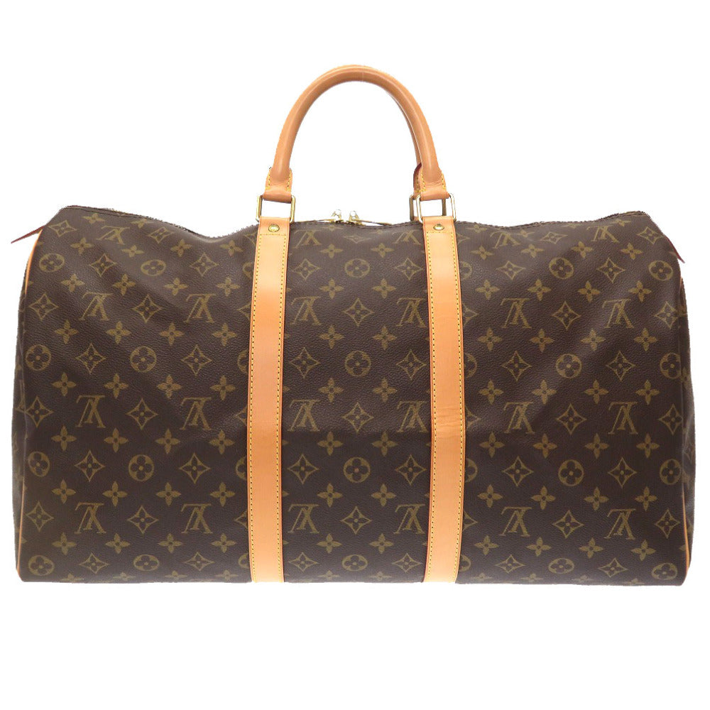 LOUIS VUITTON Boston Duffel bag M41426 Monogram canvas Brown Monogram Keepall 50 mens