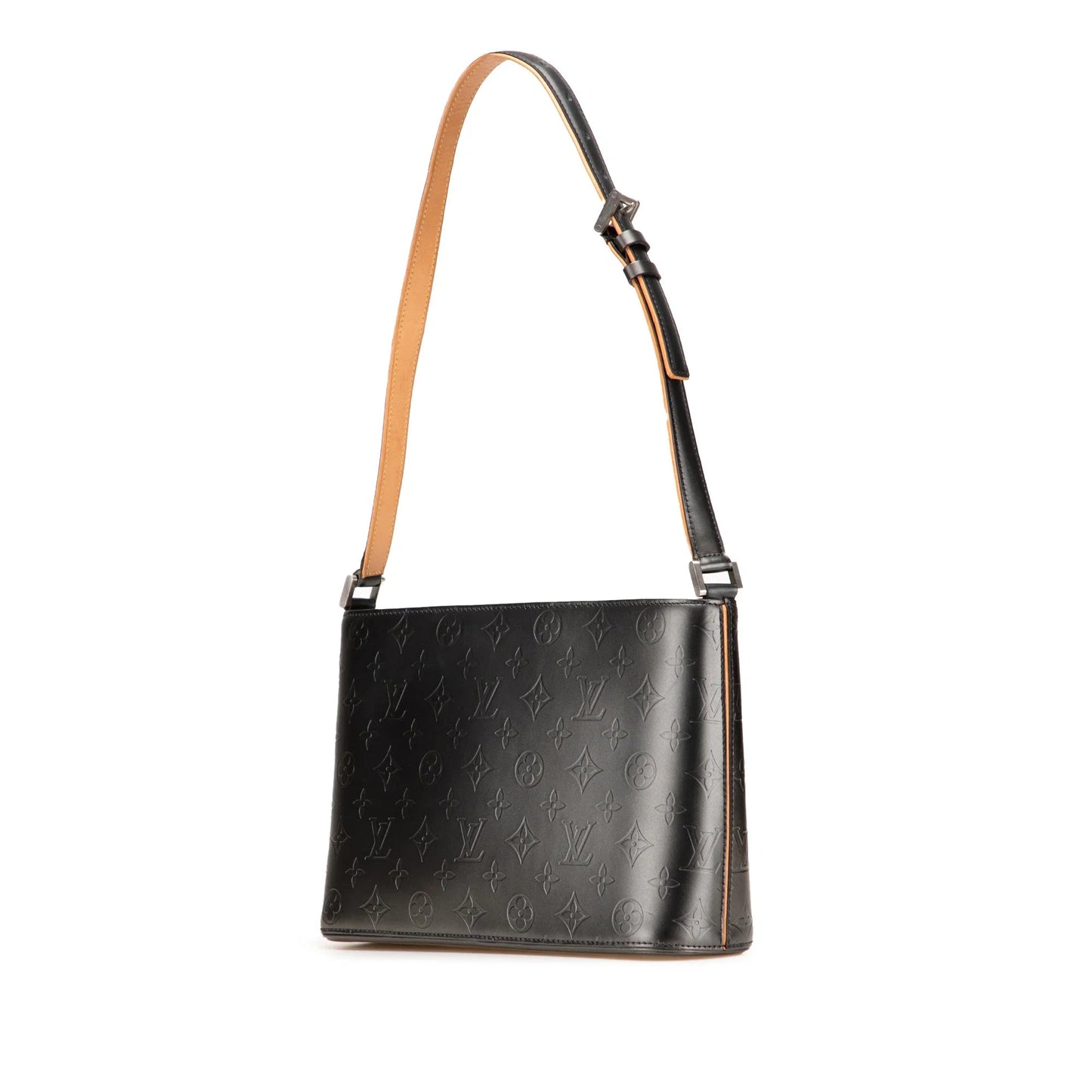 Gray Louis Vuitton Monogram Mat Alston Shoulder Bag