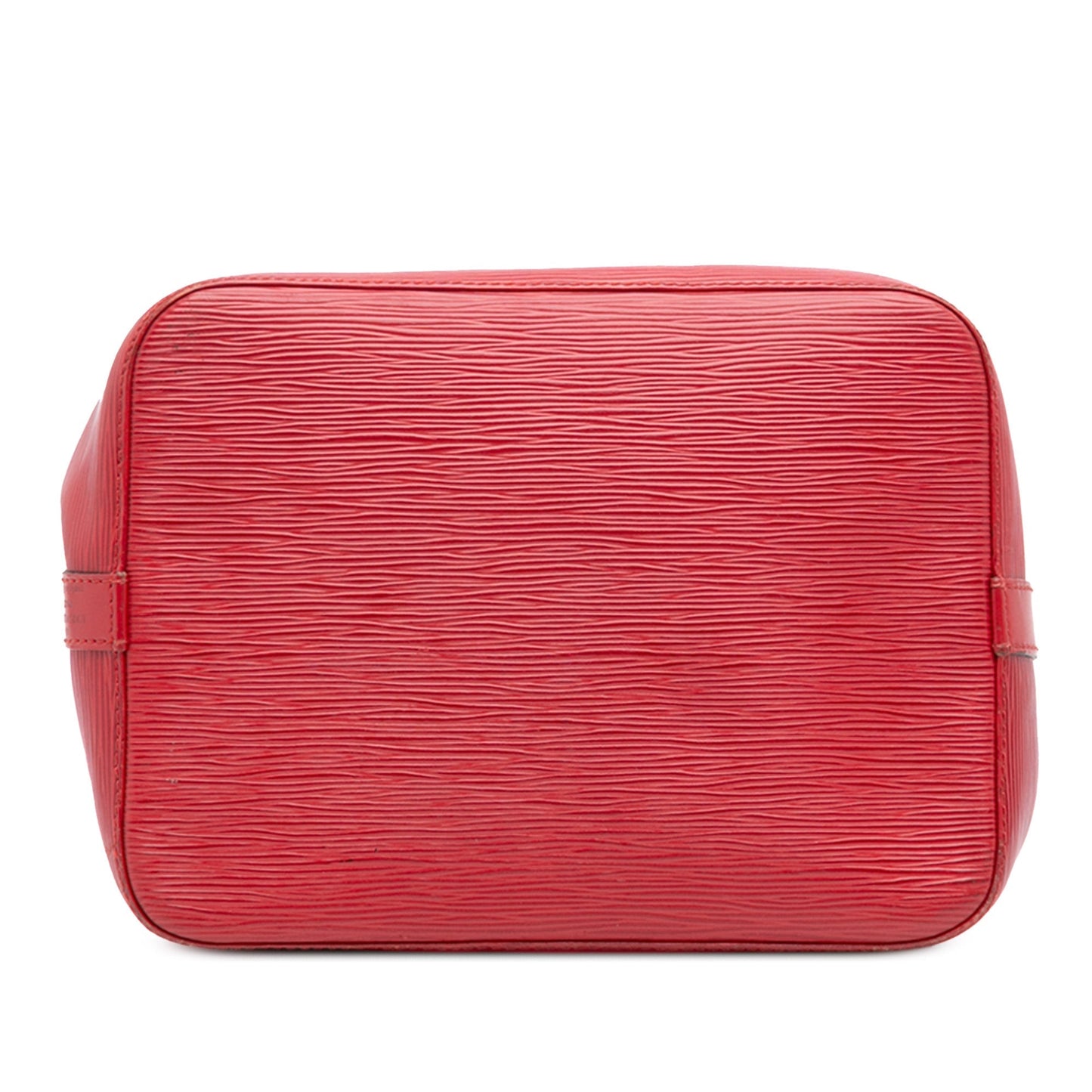 Red Louis Vuitton Epi Petit Noe Bucket Bag