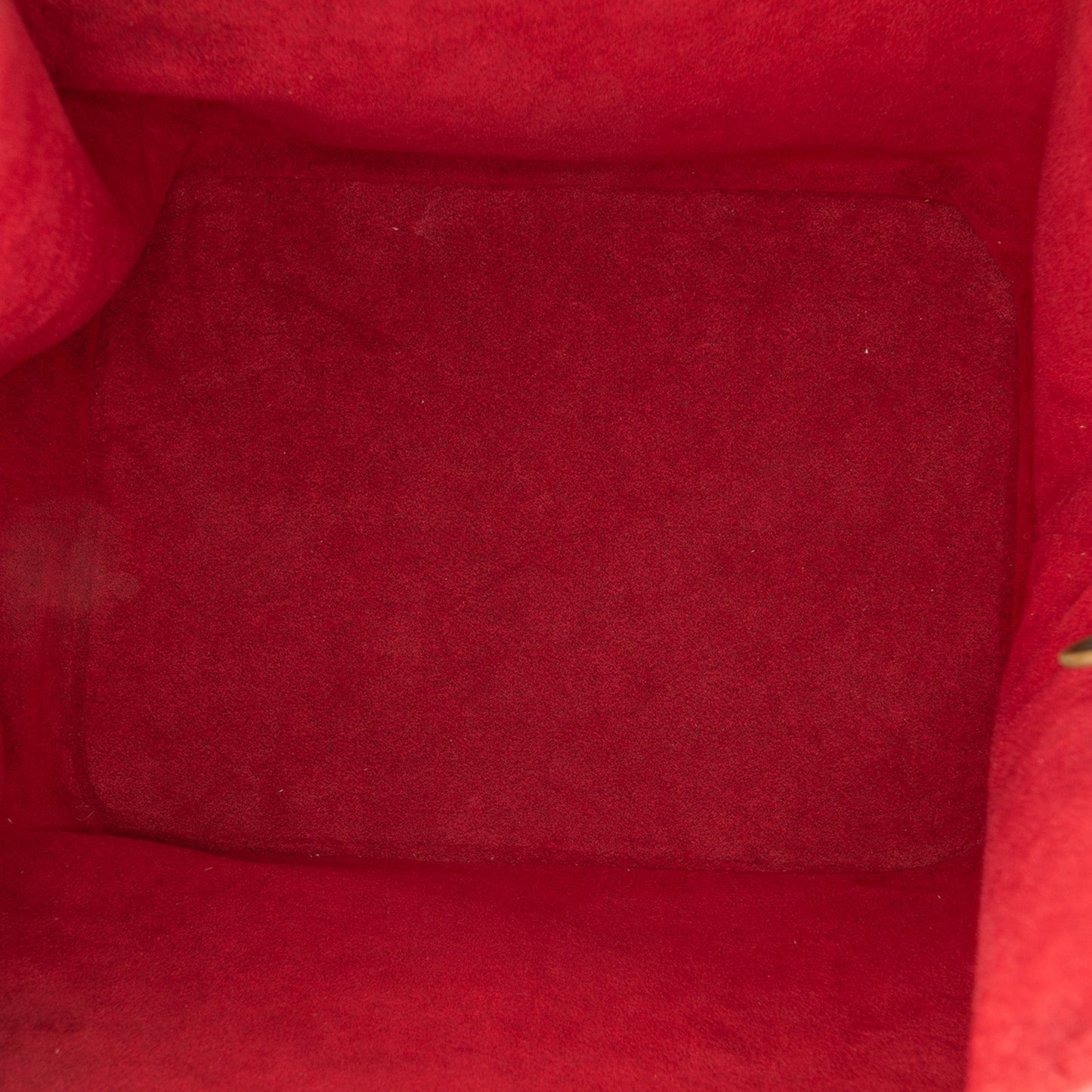 Red Louis Vuitton Epi Petit Noe Bucket Bag