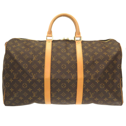 LOUIS VUITTON Boston Duffel bag M41426 Monogram canvas Brown Monogram Keepall 50 mens