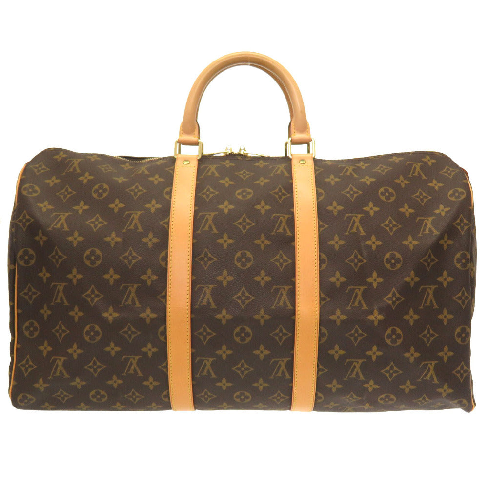 LOUIS VUITTON Boston Duffel bag M41426 Monogram canvas Brown Monogram Keepall 50 mens