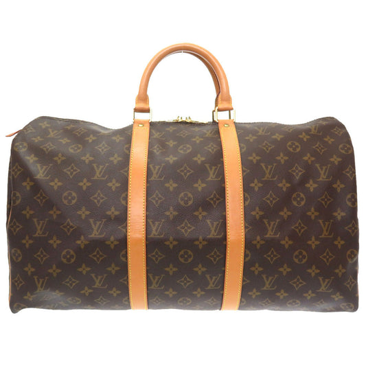 LOUIS VUITTON Boston Duffel bag M41426 Monogram canvas Brown Monogram Keepall 50 mens