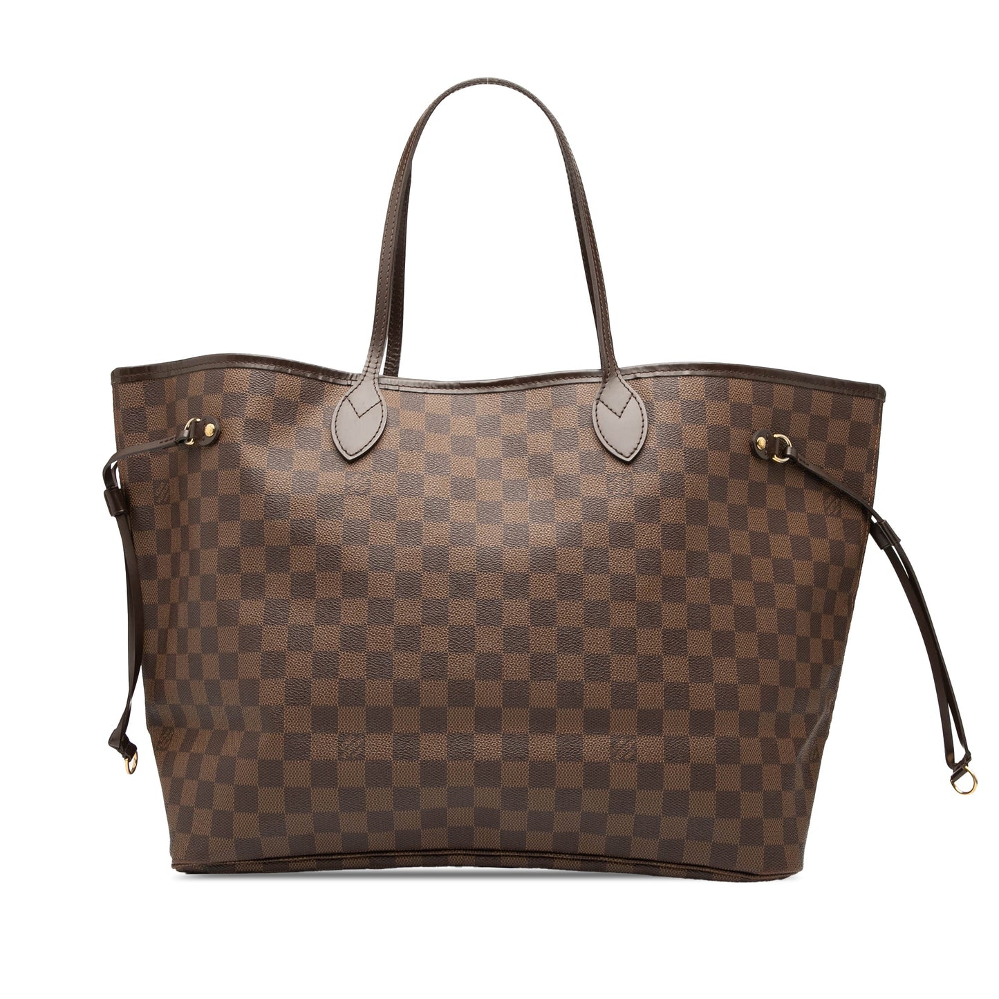 Brown Louis Vuitton Damier Ebene Neverfull GM Tote Bag