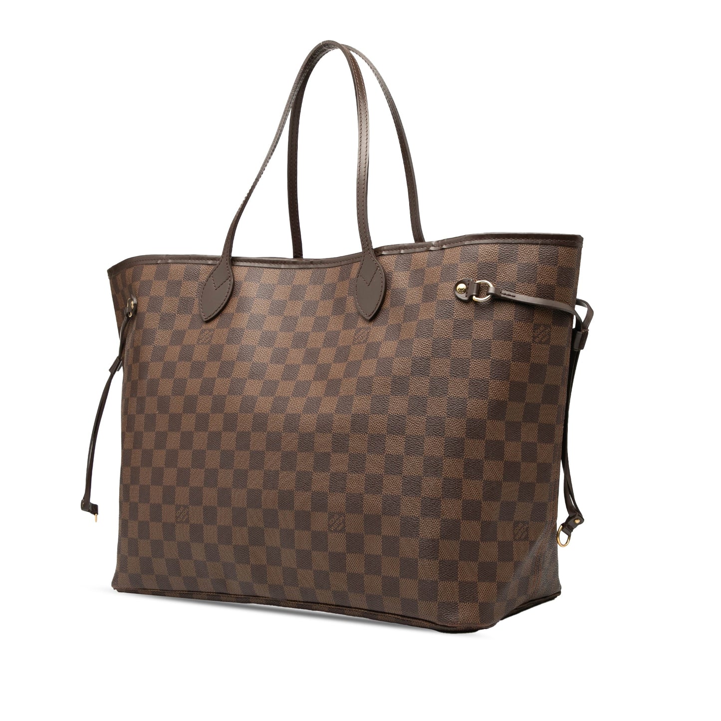 Brown Louis Vuitton Damier Ebene Neverfull GM Tote Bag