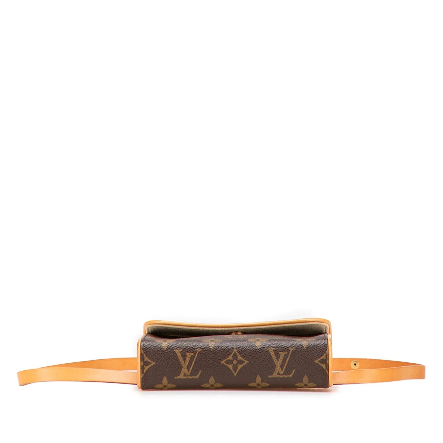 Brown Louis Vuitton Monogram Pochette Florentine Belt Bag
