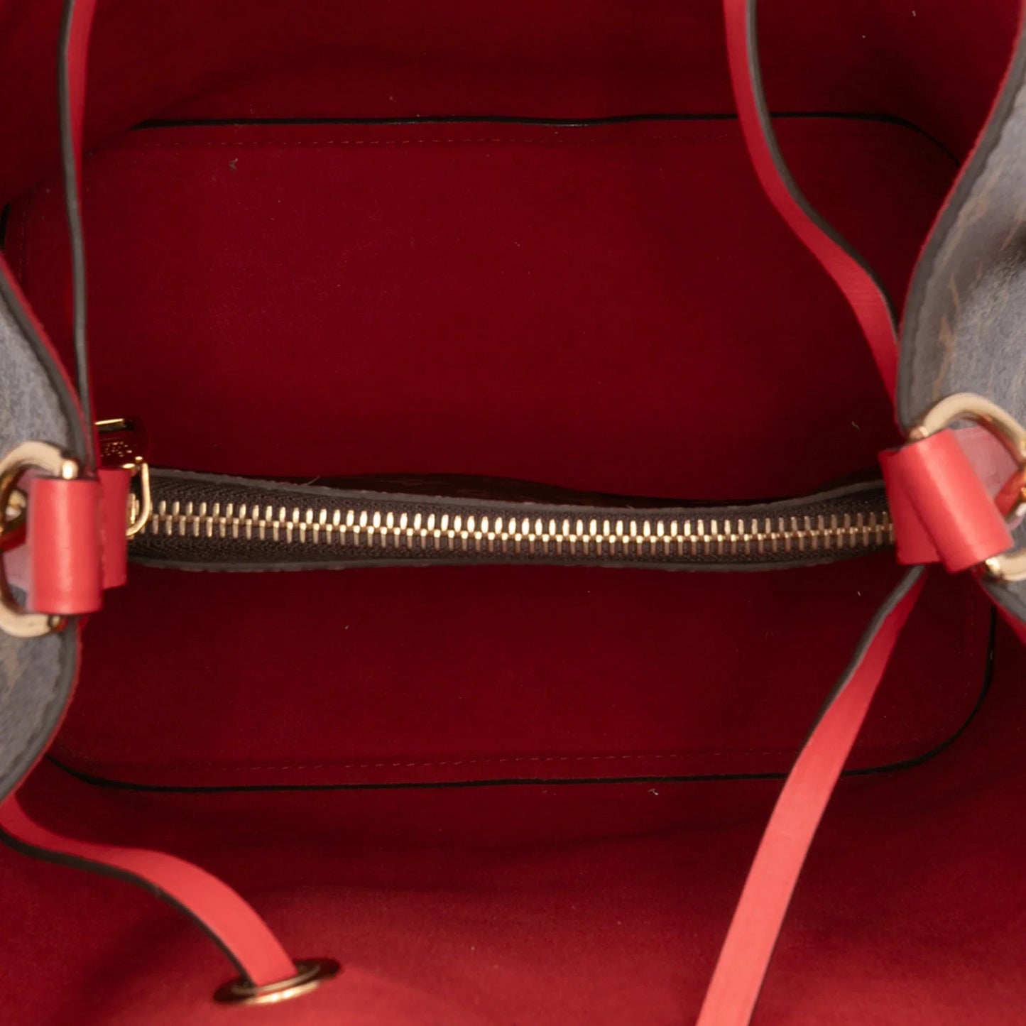 Brown Louis Vuitton Monogram Neonoe MM Bucket Bag