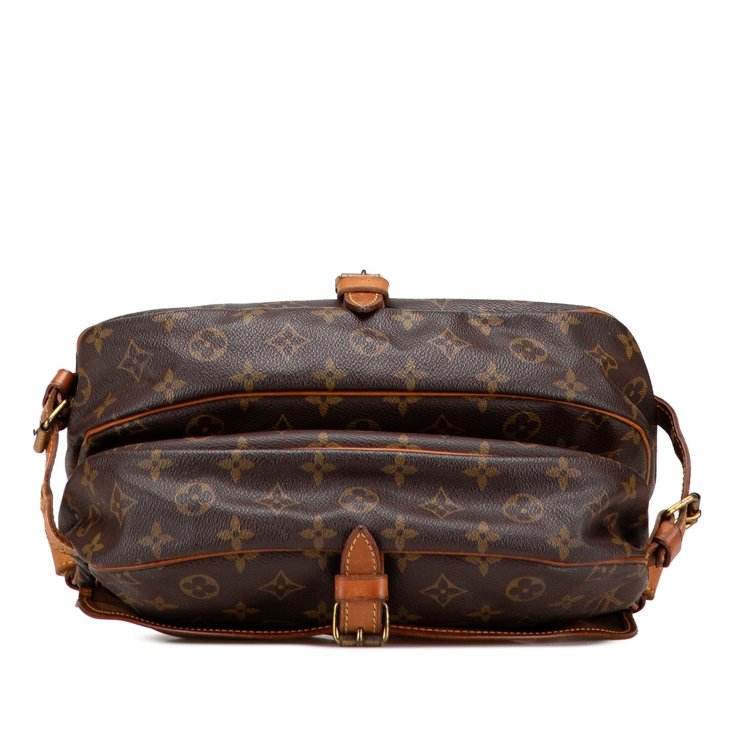 Brown Louis Vuitton Monogram Saumur 30 Crossbody Bag
