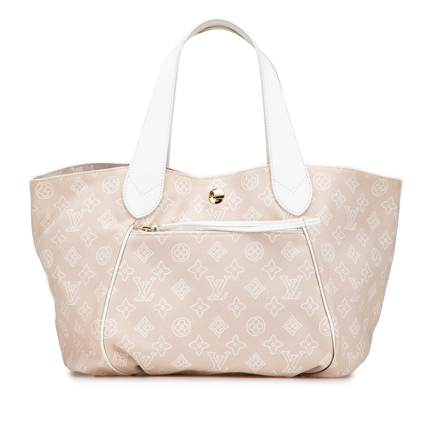 Beige Louis Vuitton Monogram Cabas Ipanema PM Tote Bag