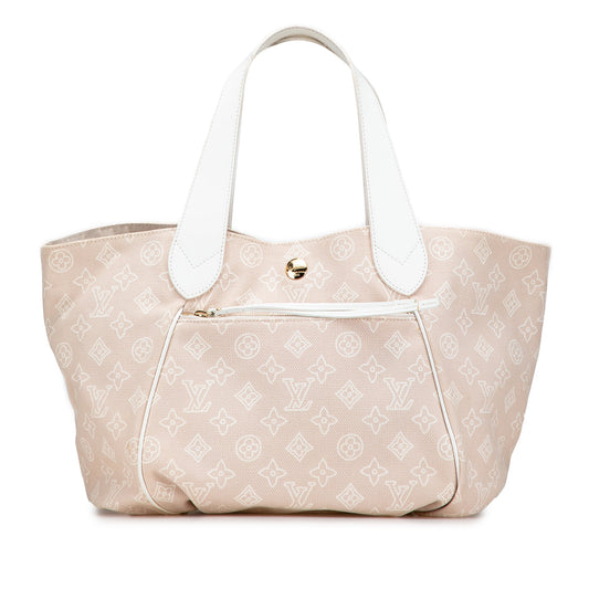 Beige Louis Vuitton Monogram Cabas Ipanema PM Tote Bag