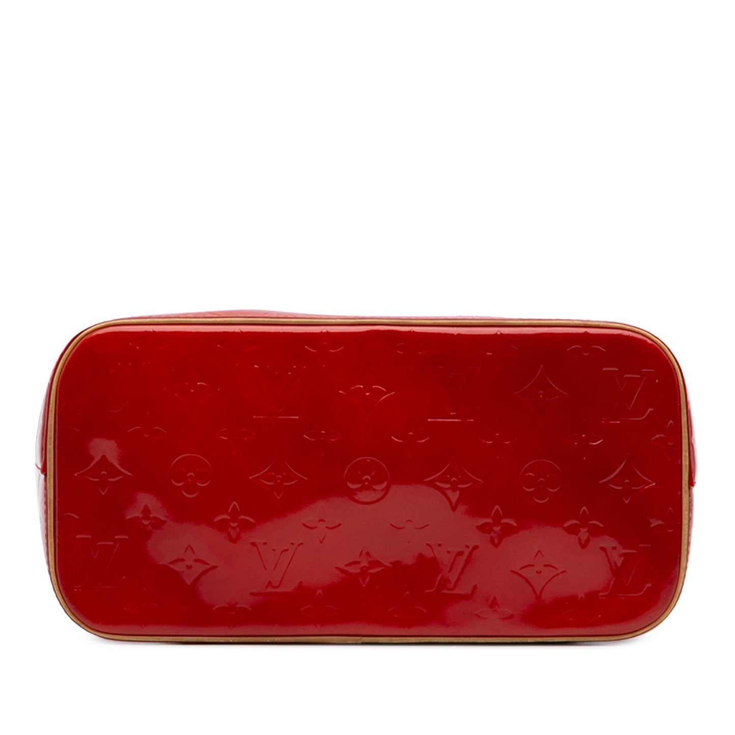 Red Louis Vuitton Monogram Vernis Houston Tote Bag
