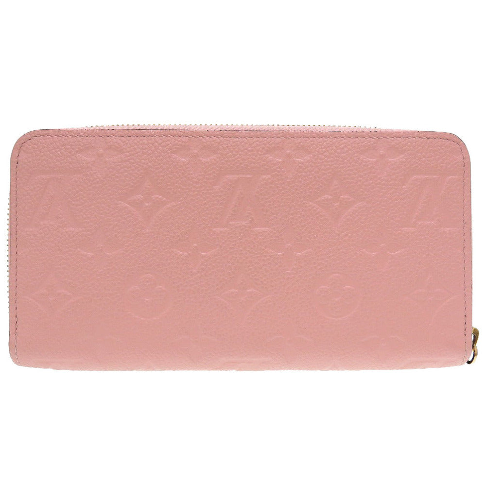 LOUIS VUITTON Long Wallet Purse M64090 Monogram Ann Platt Rose poodle Zip Around Monogram Unplant Zippy wallet Women