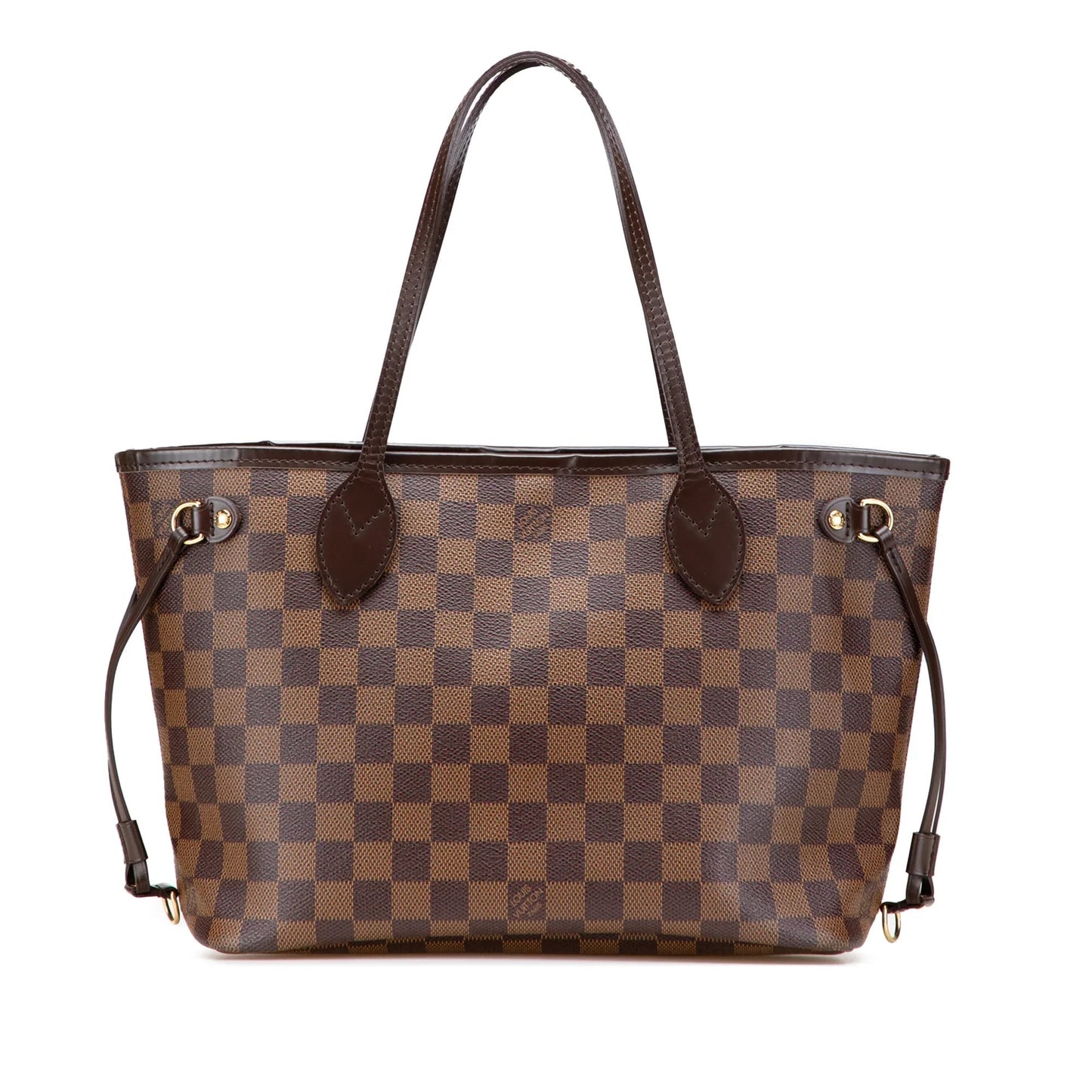 Brown Louis Vuitton Damier Ebene Neverfull PM Tote Bag